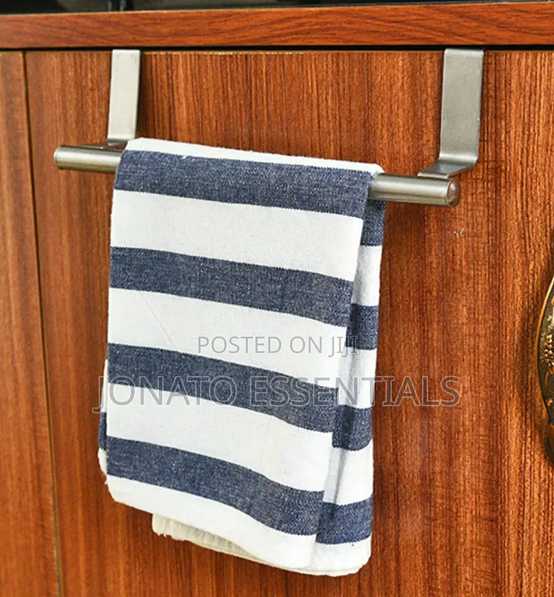 Over the Cabinet Door Towel Hanger, Holder image