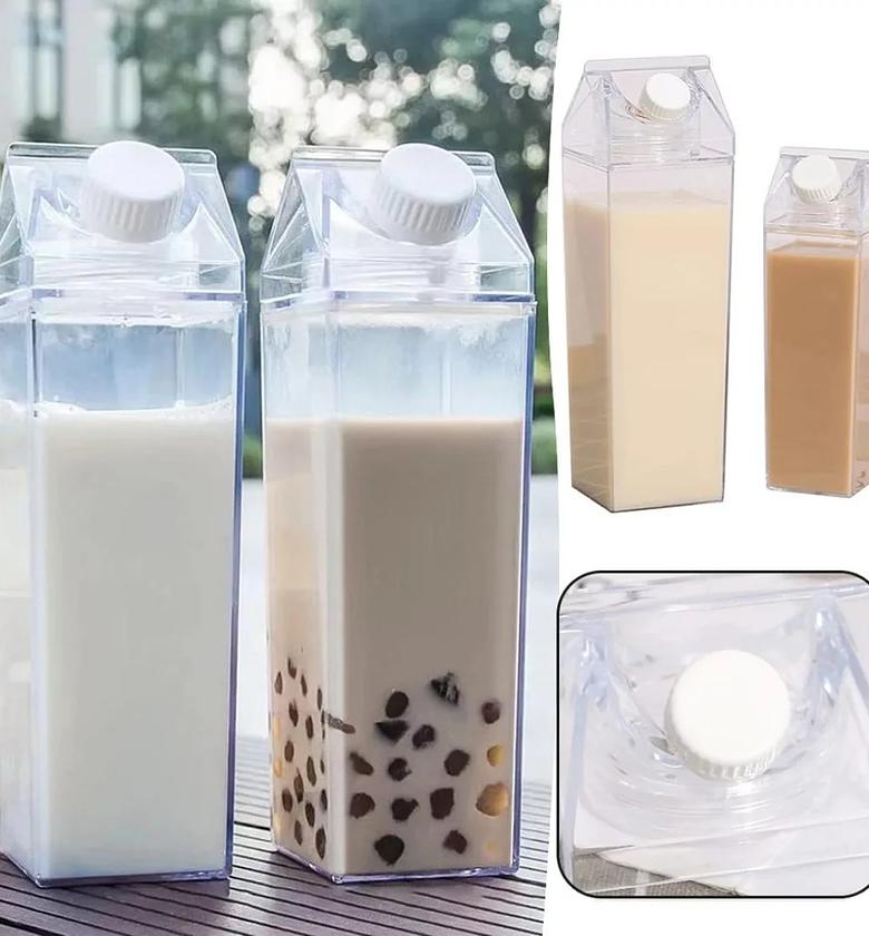 Acrylic Fresh milk bottle image