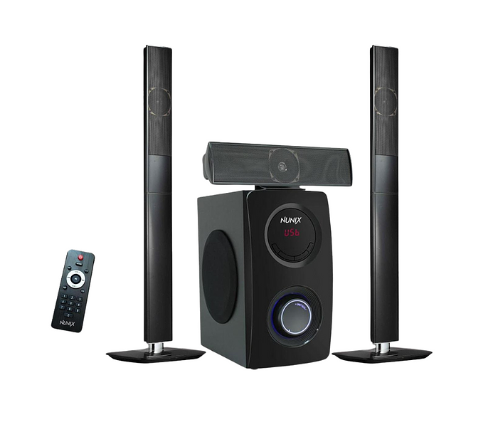 Nunix 3.1Ch Bluetooth MINI Home Theater System 12000W image