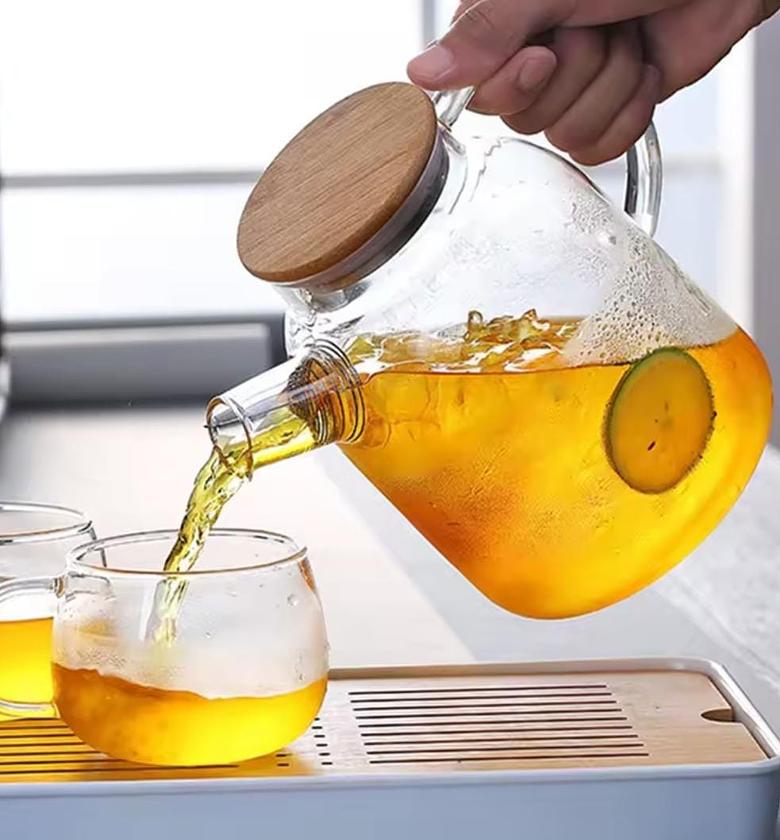 Glass teapot  image