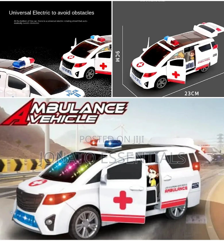 Battery Operated Ambulance With Open Doors image