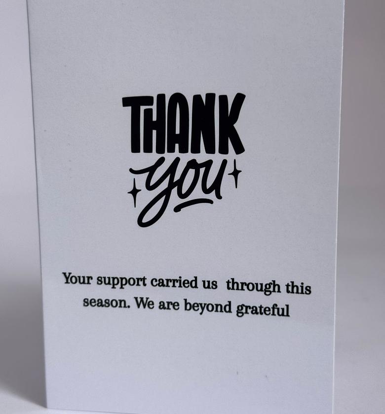 Thank you Card image