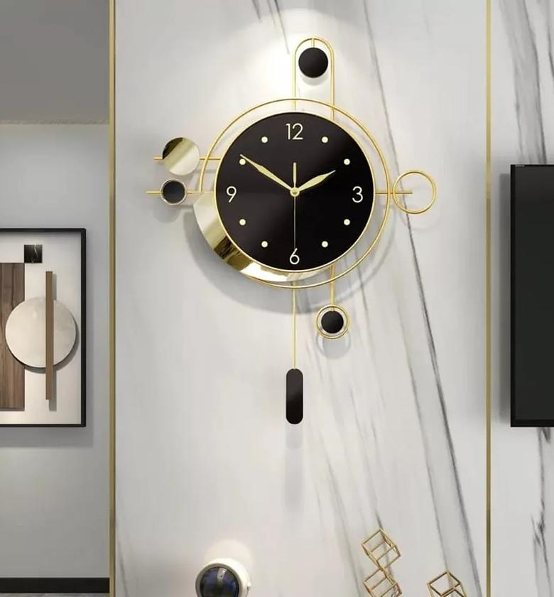 Modern luxury giant wall clock. image