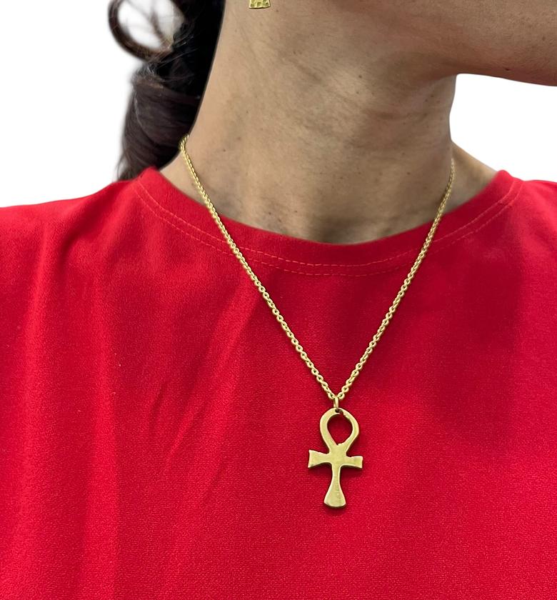 Nia Brass Necklace  image