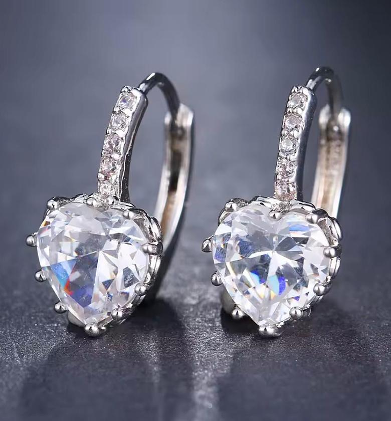 Radiant Heart Huggie Drops image