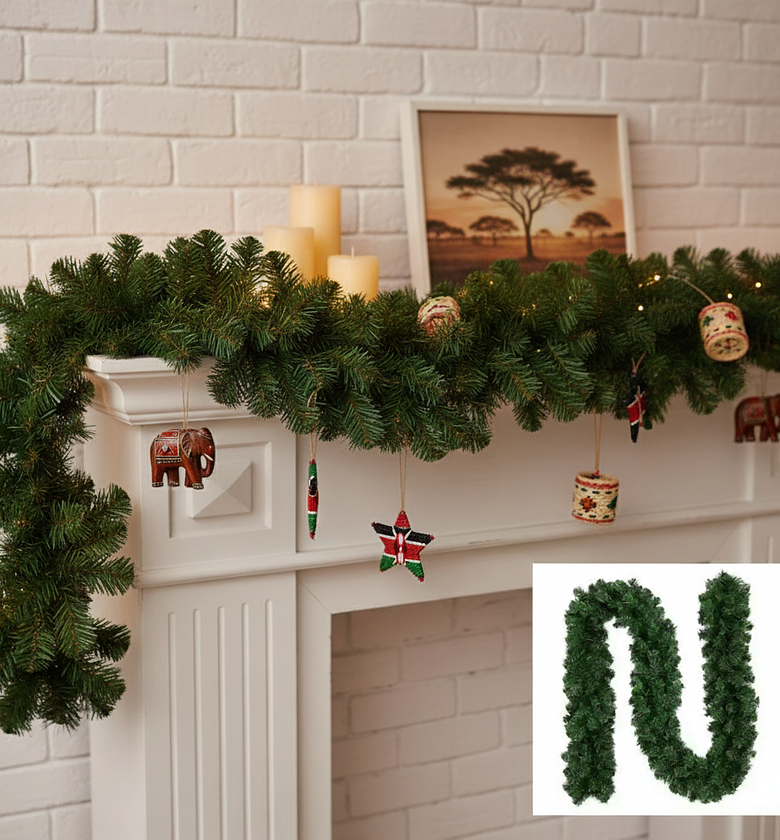 Christmas Pine Garland Kenya Festive Decor image