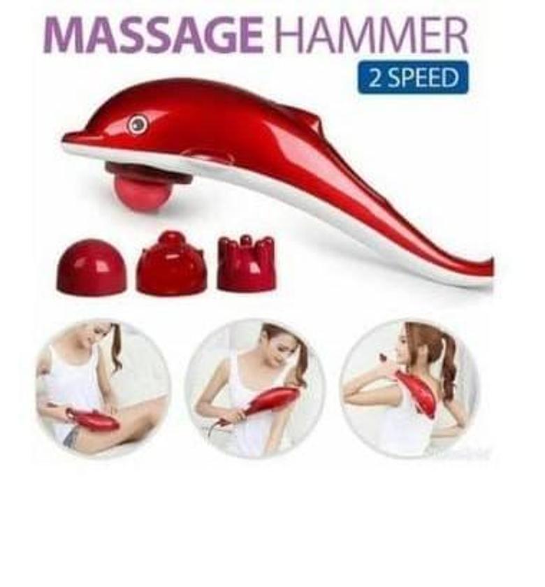 Dolphin Red Massager image