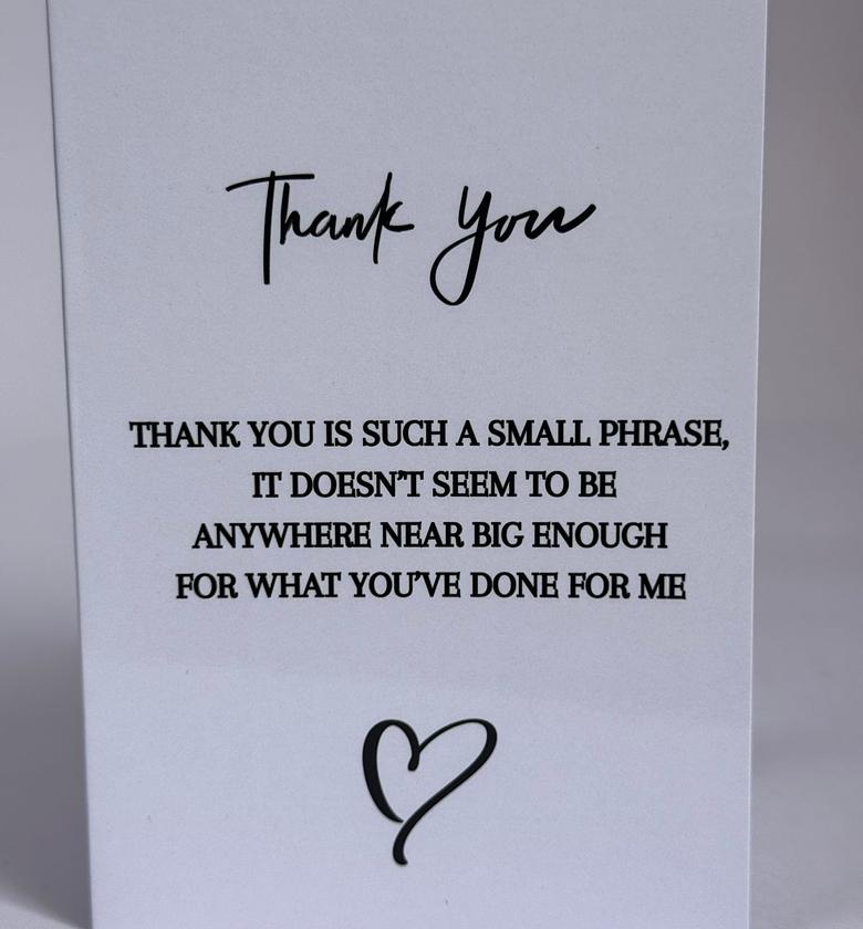 Thank you Card image