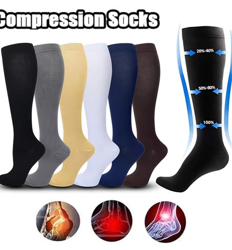 Pair of Compression Socks for Varicose Veins, Swelling and Sports image