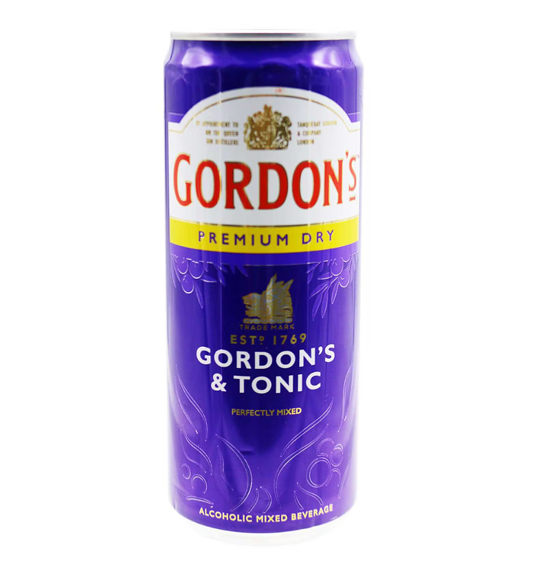 Gordons tonic can  image