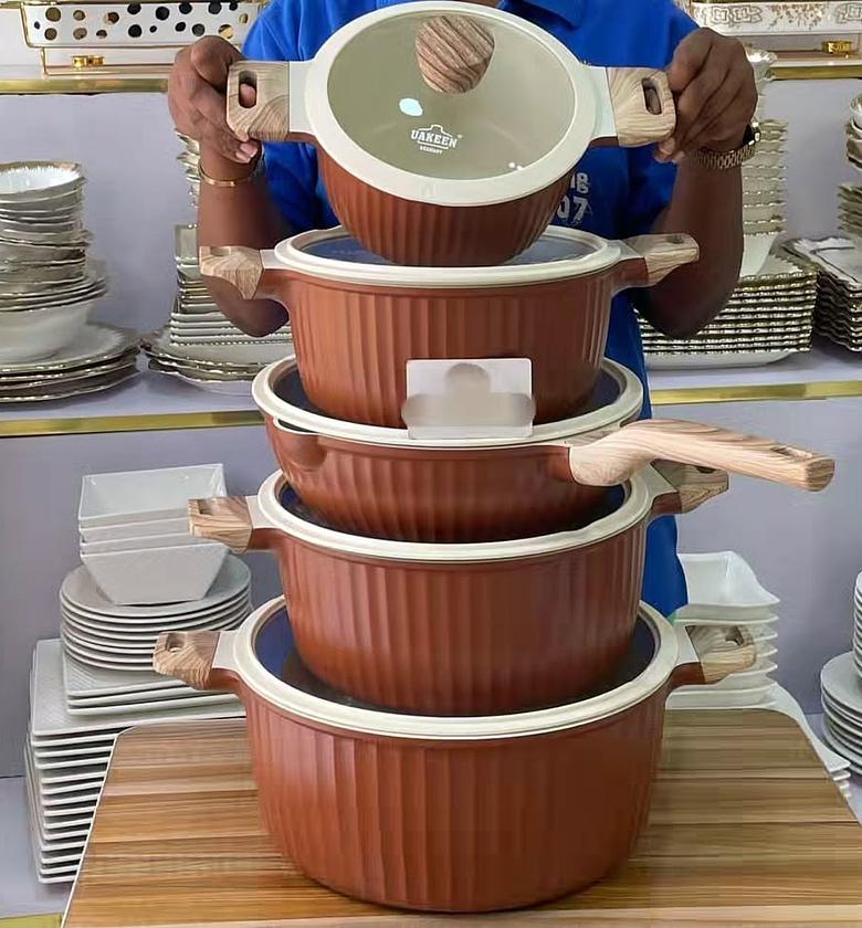 UAKEEN Germany 10-Piece Premium Ceramic Cookware Set image