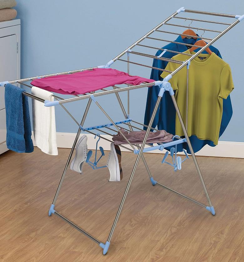 Foldable and Portable Clothes Drying Rack image