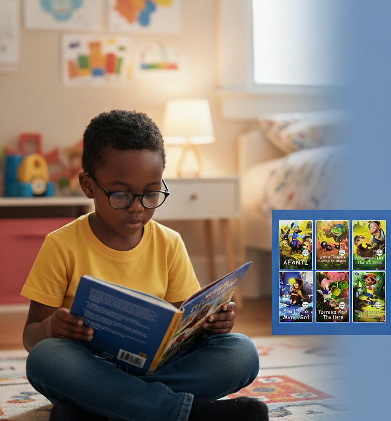 6 Pc Children’S Storybook Set, English Story Books Set image