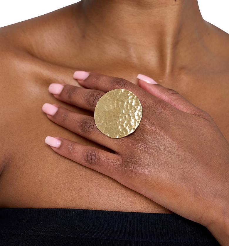 Amani large Brass Ring Adjustable  image