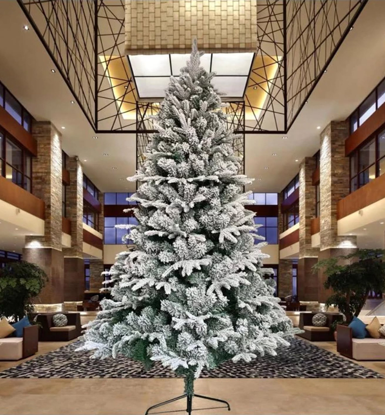 FrostedEver Snow-Flocked Christmas Tree  image