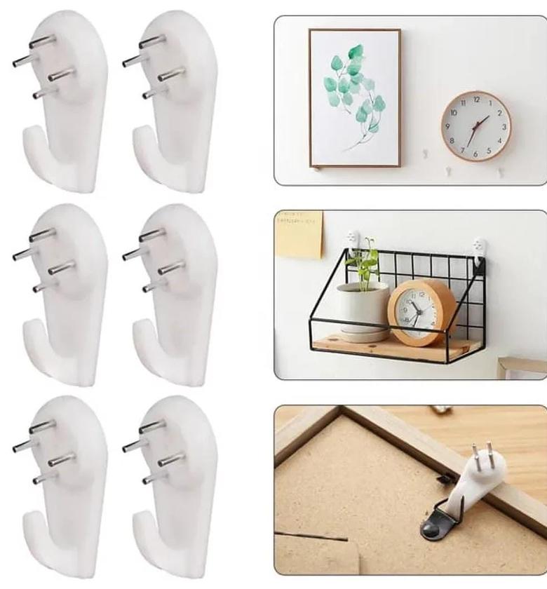 10 pcs Multipurpose Hooks*l image