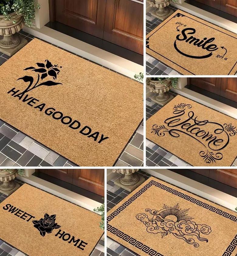 Rubber door mats. image