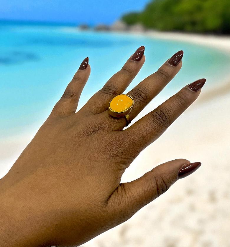 Zawadi Brass Ring Adjustable  image