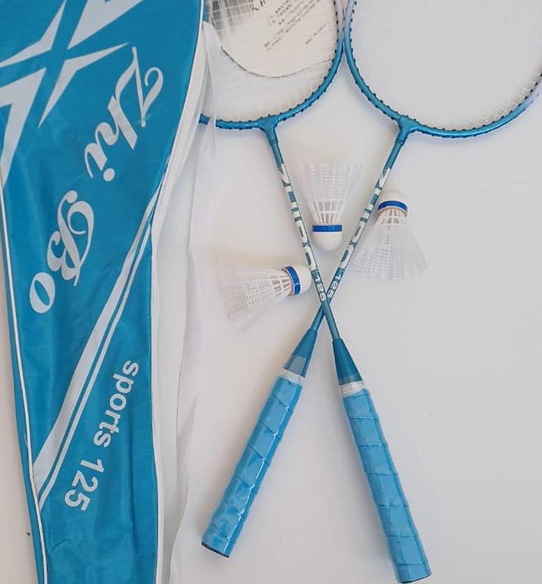 Badmiton Rackets. 2pcs Badminton Rackets, 2 Shuttlecocks+ Free Carrier Bag And  two balls image