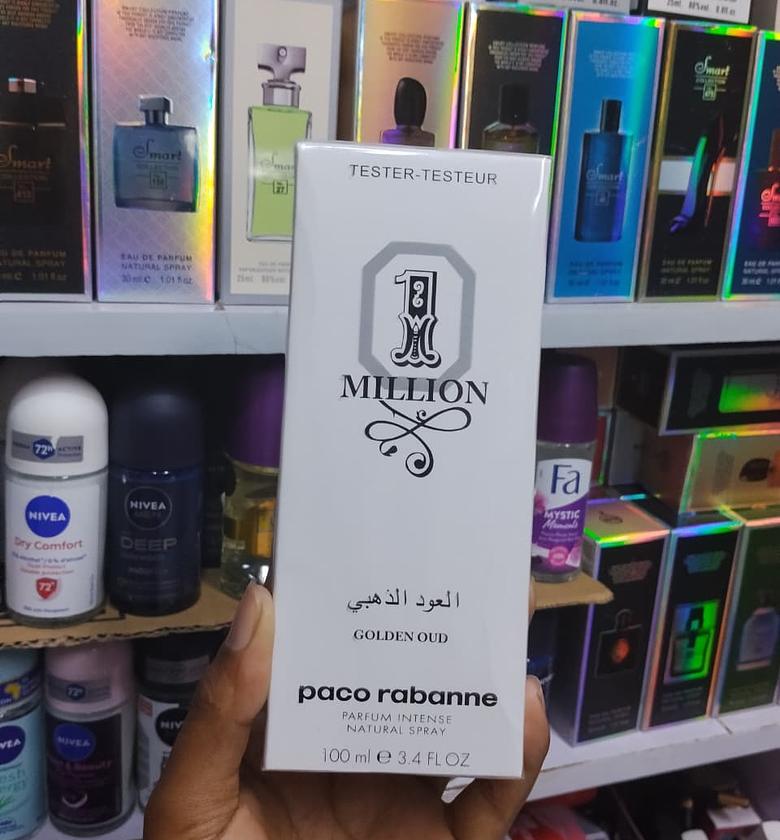 Men Perfume. Paco Rabanne 1 Million Golden Oud Parfum Intense. image