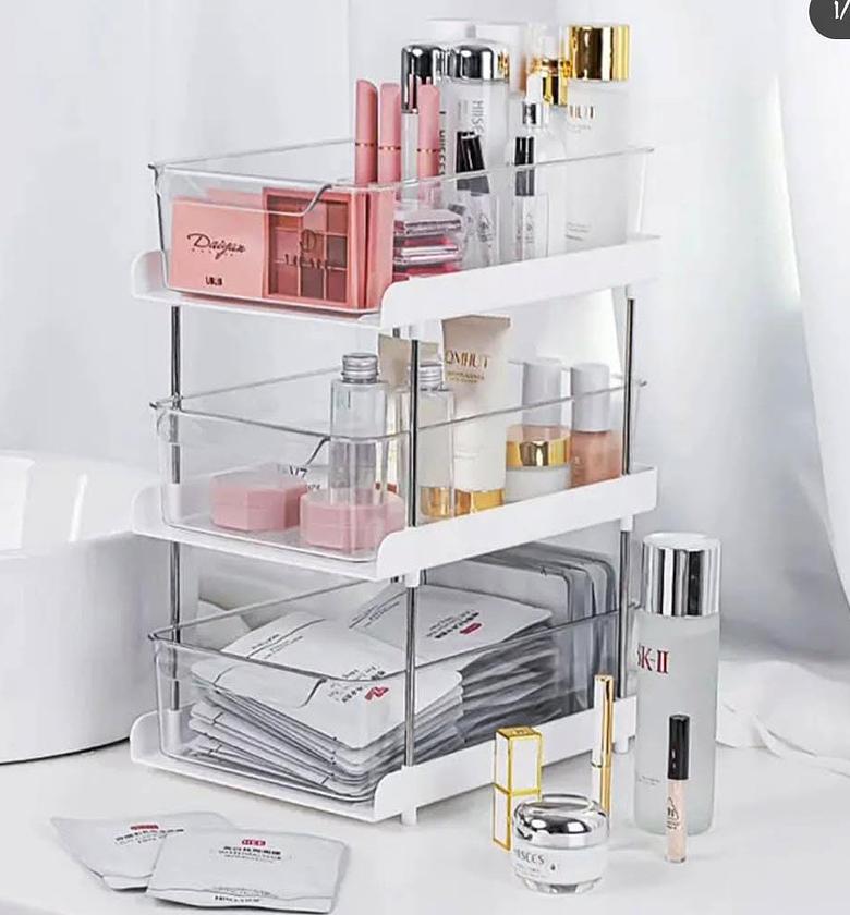 3 layer organizing rack. image