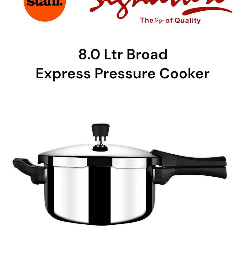  Broad Express stainless Steel pressure Cooker (Stahl)  image