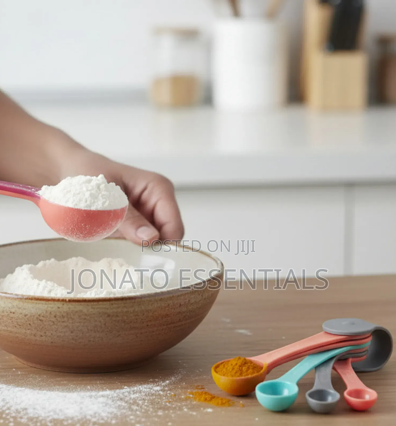 5 Pc Measuring Spoons Cup Set image