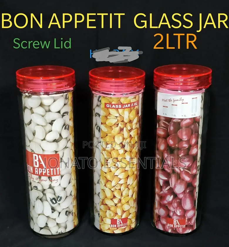 2L Bon Appetit Glass Storage Jar(Spaghetti) image