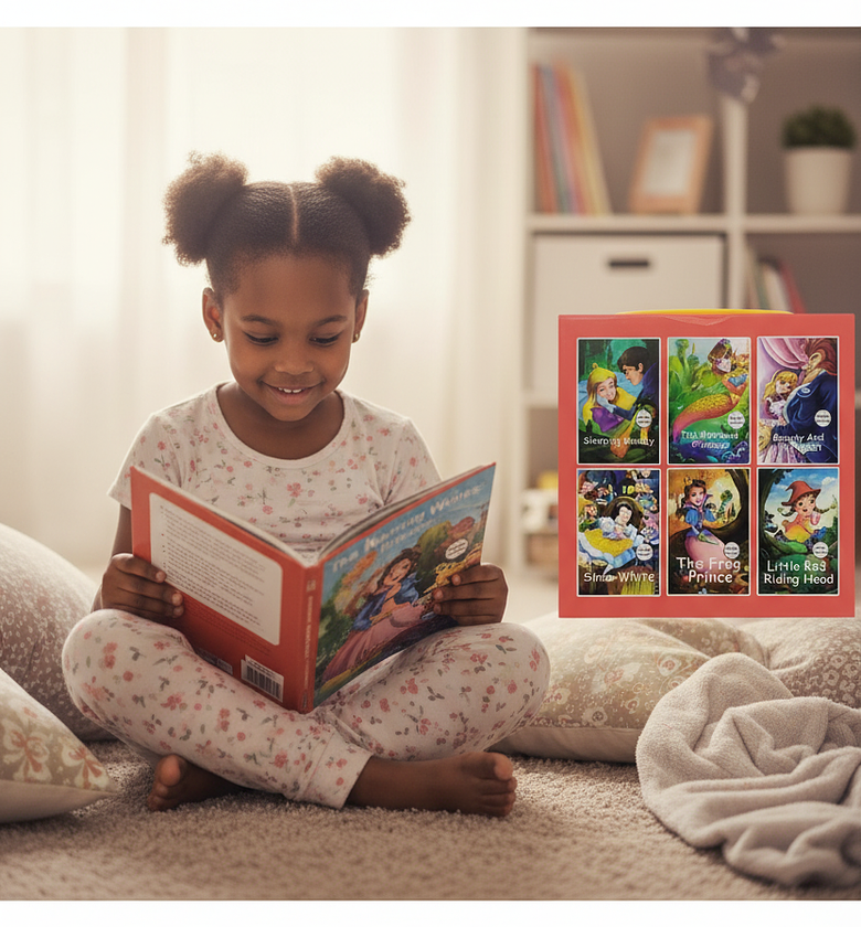 6 Pc Children’S Fairy Tale Storybook Set image