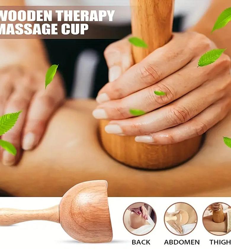 Wood Therapy Massage Cup Anti Cellulite Maderoterapia Kenya image