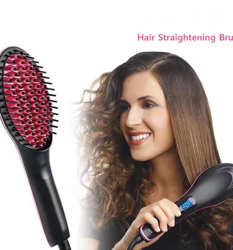 Hair Straightener Comb Brush image
