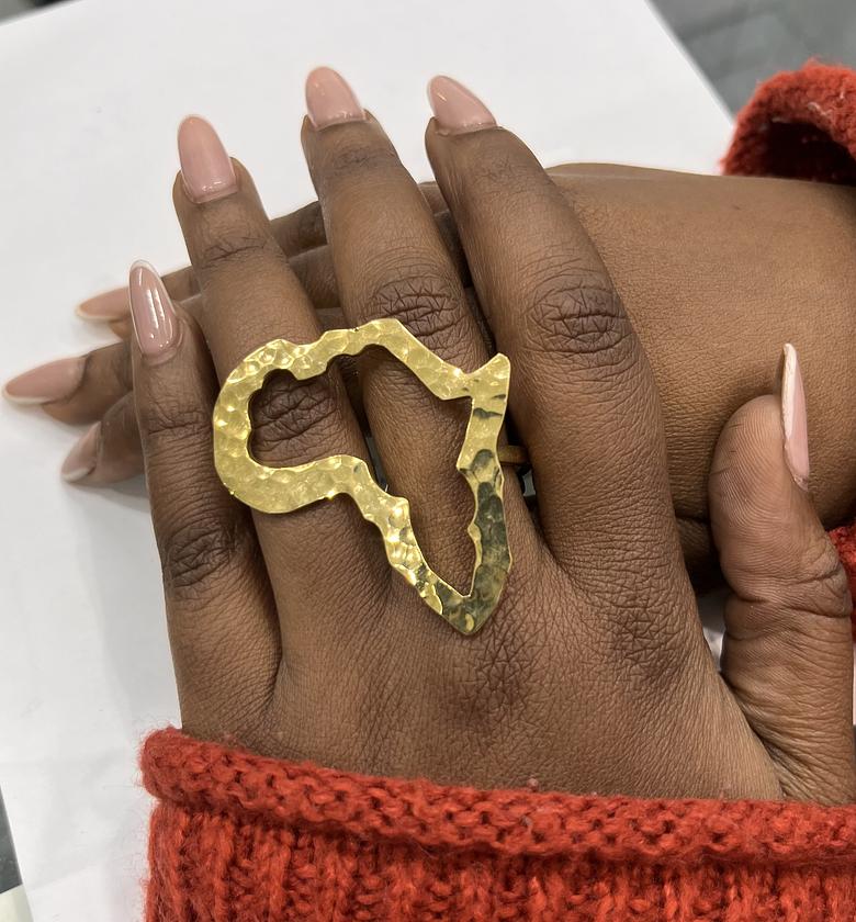 Amani Brass Ring Adjustable  image