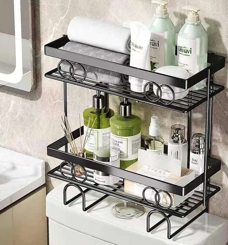 Bathroom storage shelf organizer image