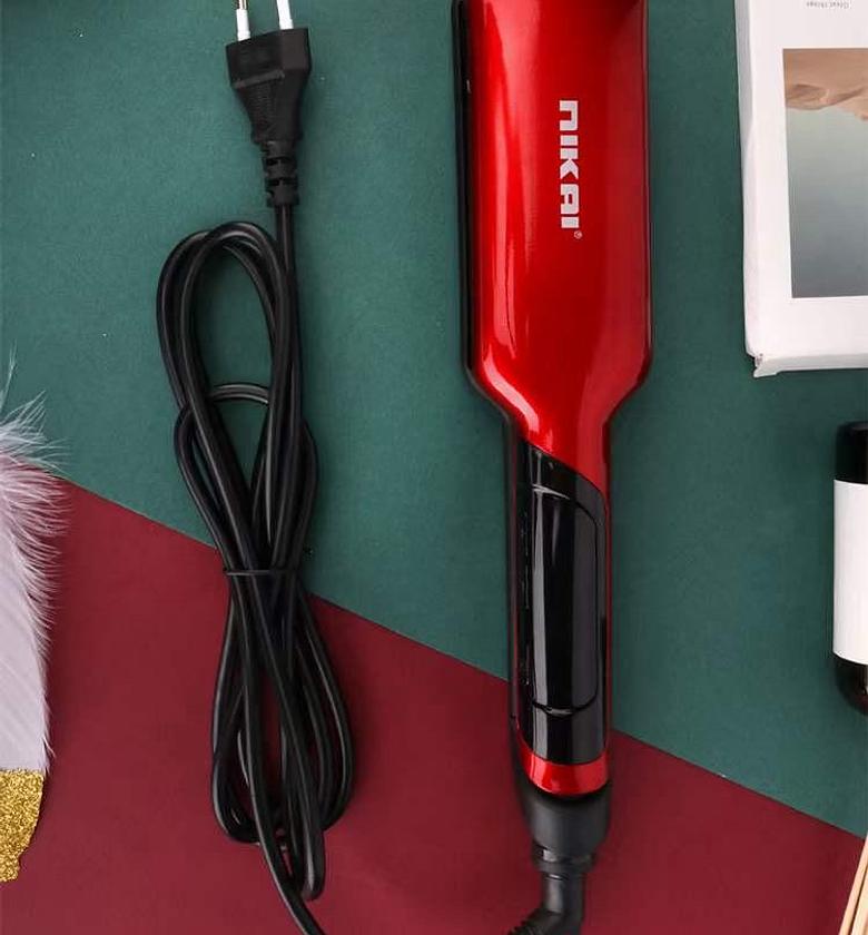 Hair straightener. High Quality Long Lasting  Nikai Hair Straightening Iron image