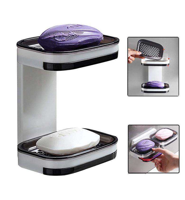 Double Layer Soap Dish, Soap Holder image