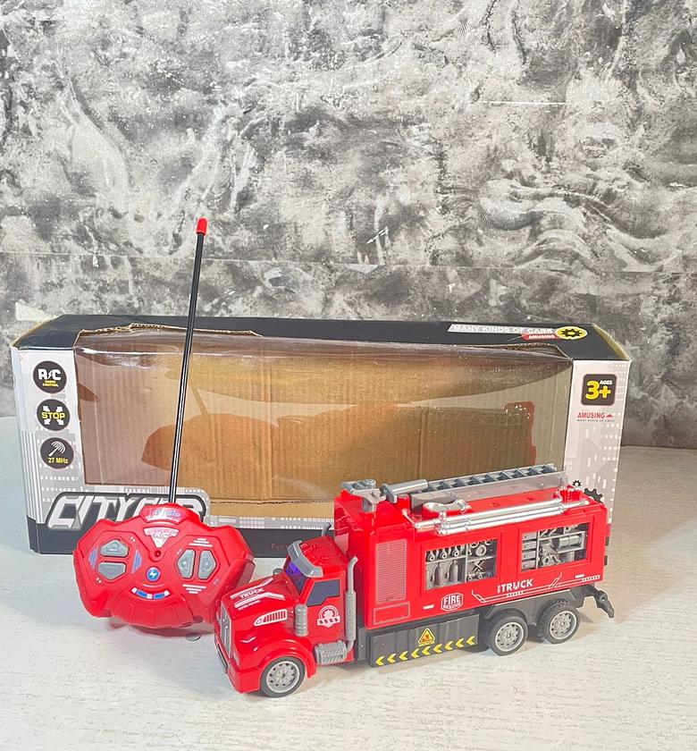  Remote-Controlled Fire Truck Toy image