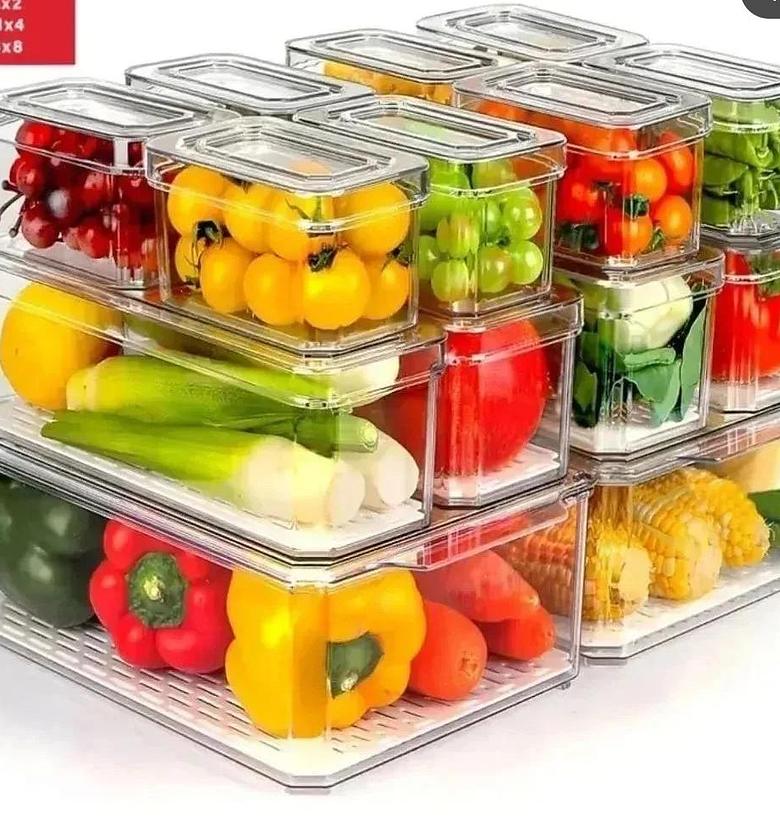 14pcs stackable Fridge storage organizers image