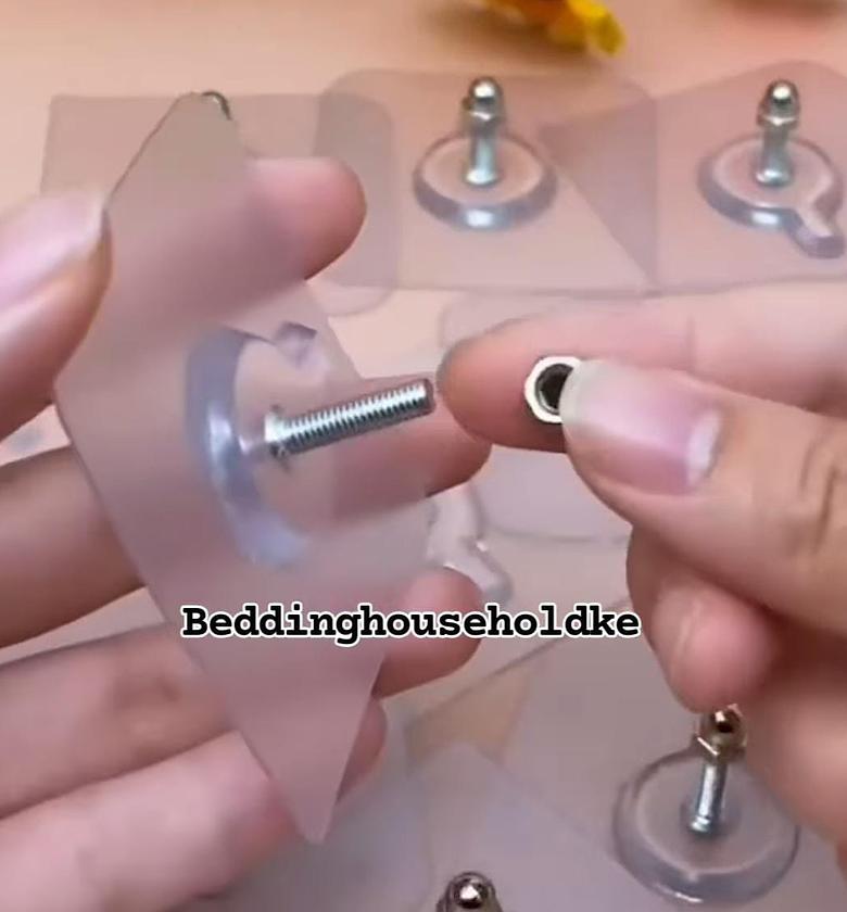 Self adhesive stickers with hook 10pcs set image