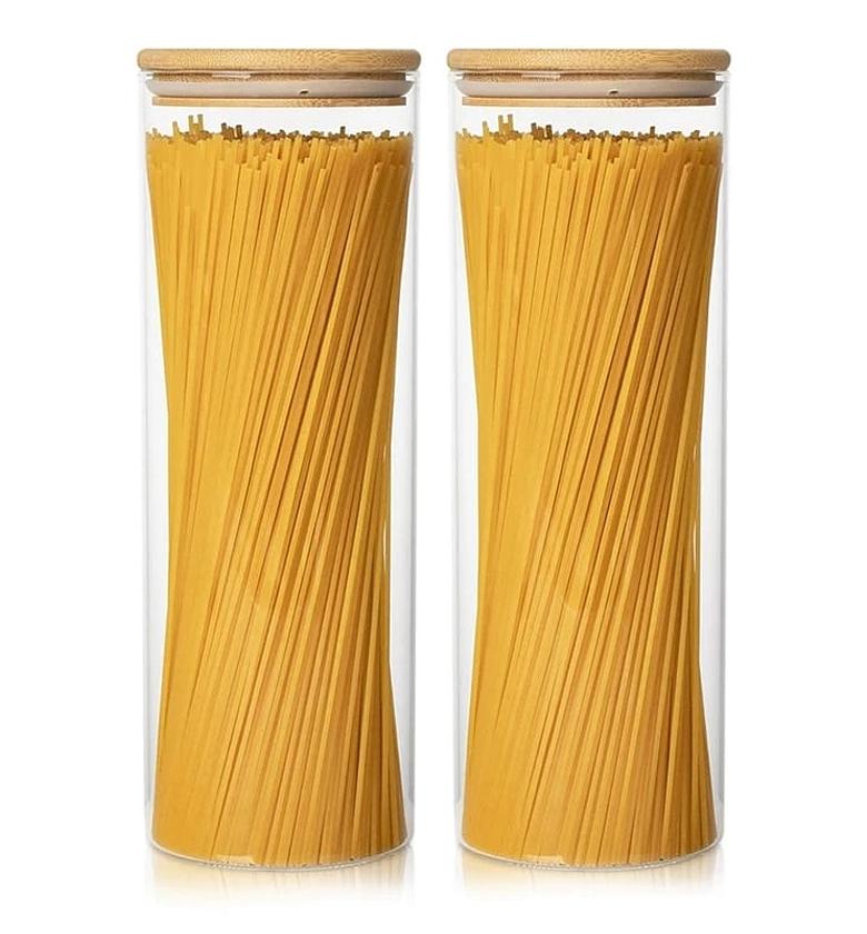 Spaghetti/ Cereal storage jars image