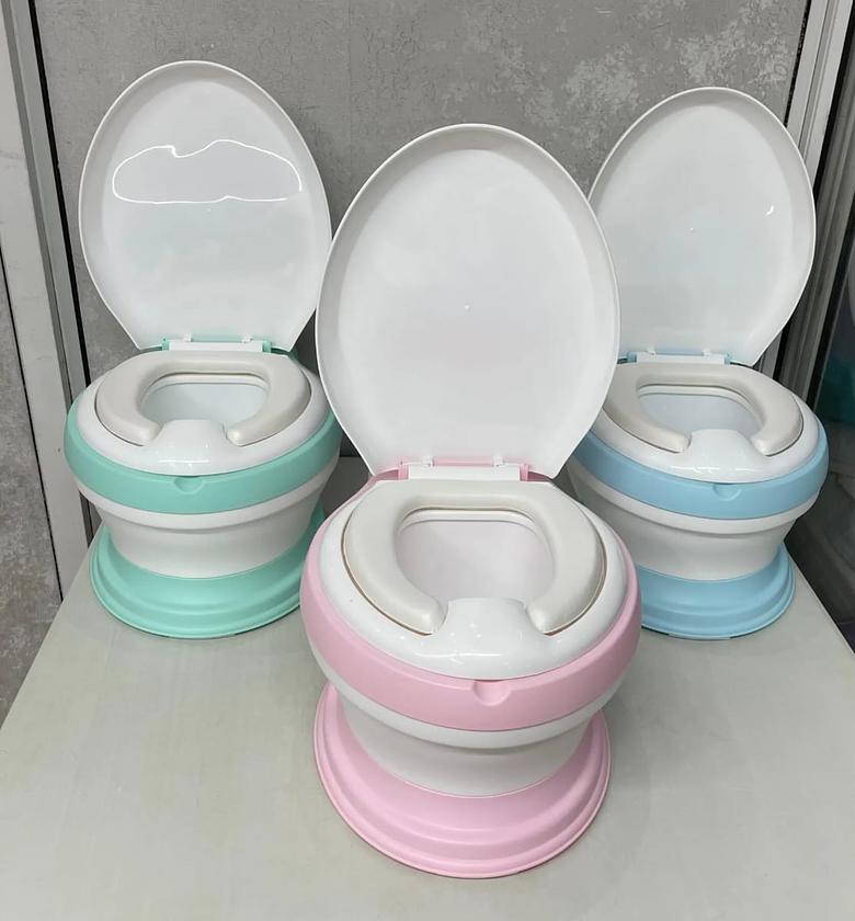 Portable baby toilet training potty image