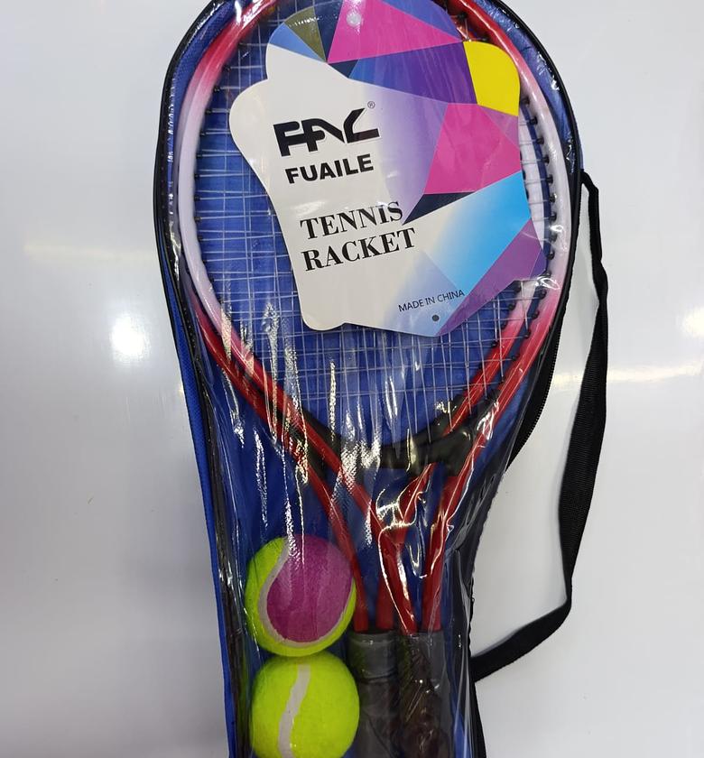 Table Tennis Racket Pair Plus Free Ball. image