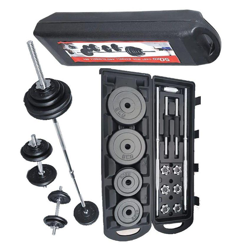 50kg/York Barbell and Dumbbell set  image