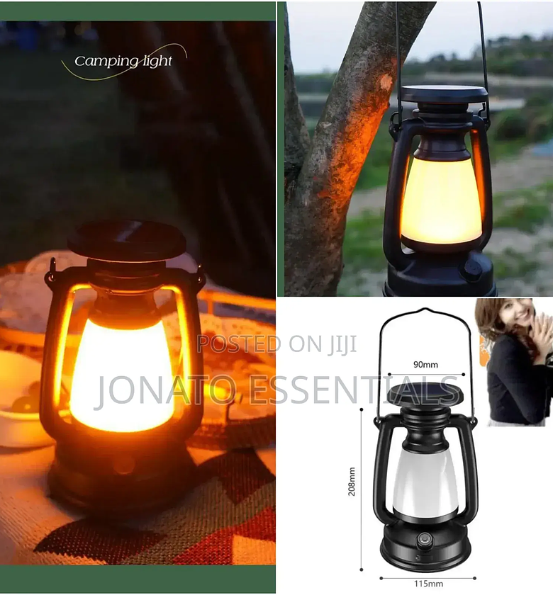 Solar-Powered Led Camping Lantern image