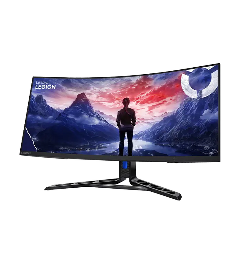 Lenovo Legion R34W‑30 34″ Curved UltraWide QHD Gaming Monitor – 180Hz | 0.5ms | 99% sRGB & 90% DCI-P3 | HDMI 2.1 ×2, DP 1.4 | Raven Black image