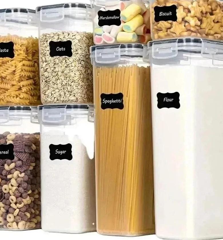 8 pcs Food/Pantry Storage Containers image