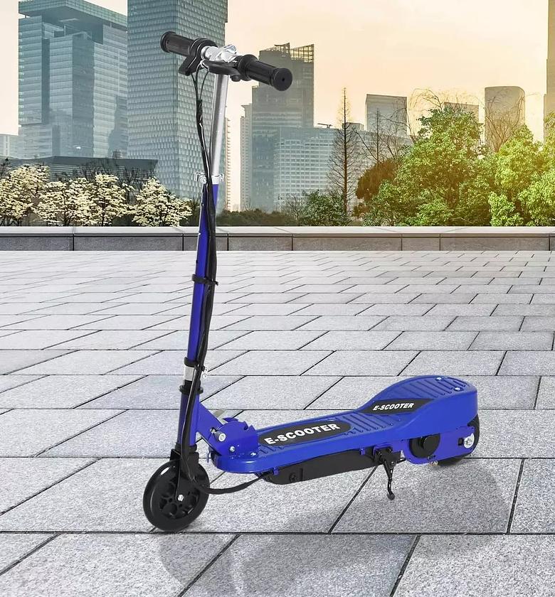 Electric Scooter.  Folding Electric Scooter aged 7-15 years Adjustable Battery Power PU Wheels image