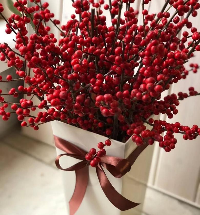 BerryFest Christmas Decor Branches – Set of 10 (26cm) image