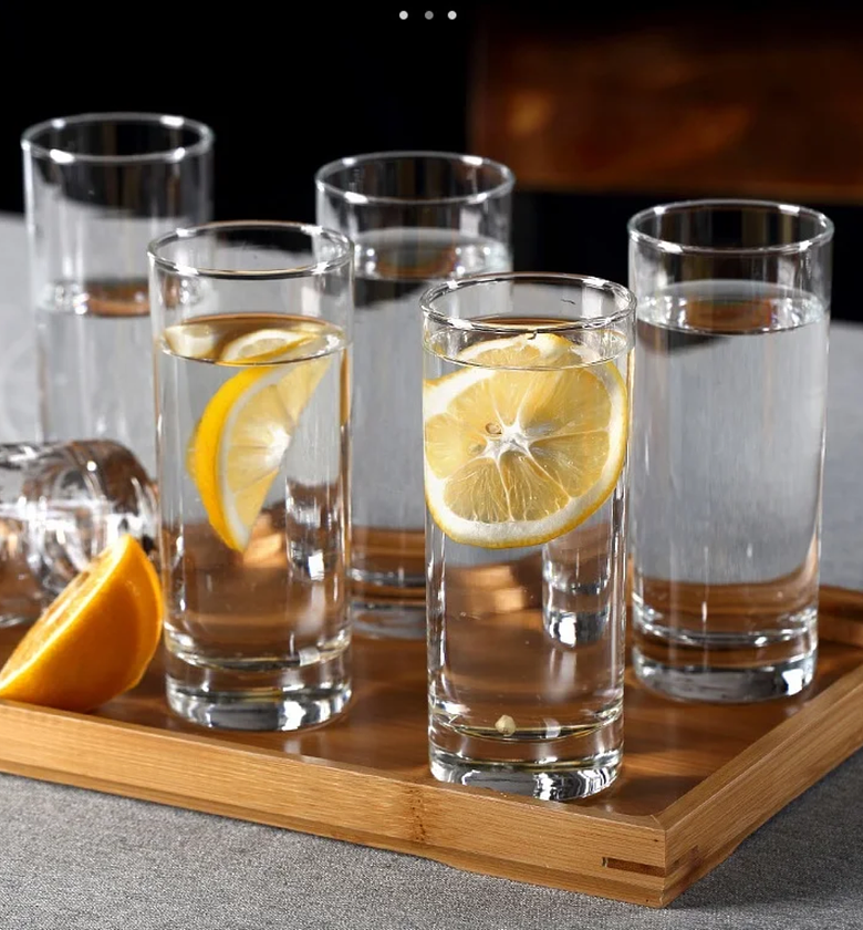 Clear Highball Water & Juice Glasses – 6-Piece Set image