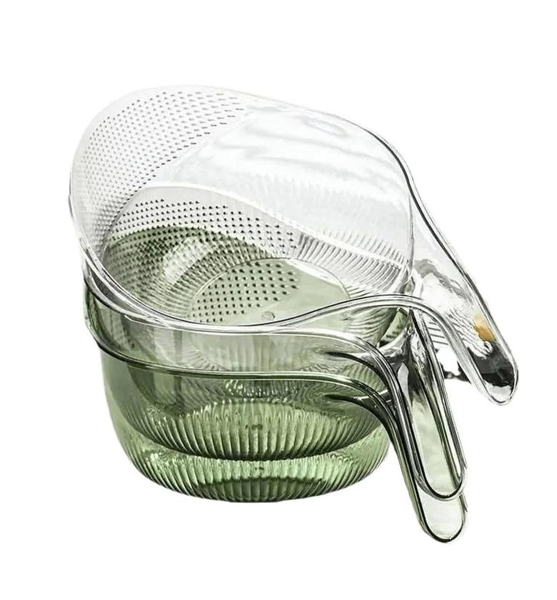 Acrylic Rice Washing Bowl & Colander image