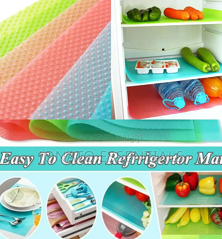 4 Piece Fridge Refrigerator Mats image